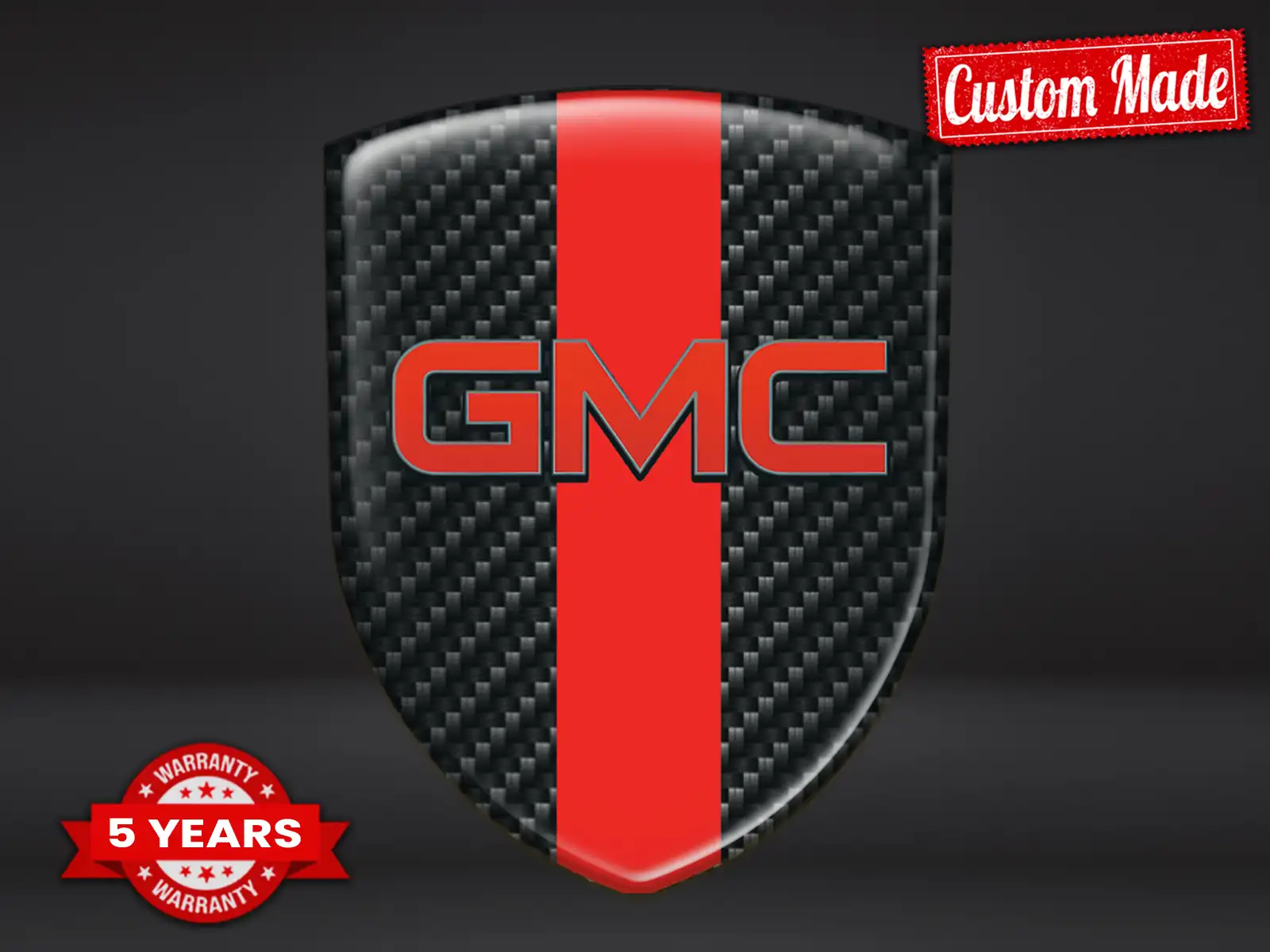 GMC Emblèmes Capot Qualité Pro Personnalisables